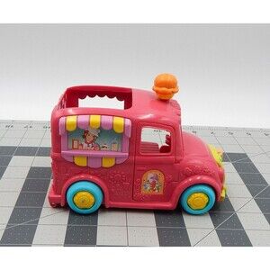 Fisher Price Sweet Streets Village Ice Cream Truck Pink Green 2004 Mattel